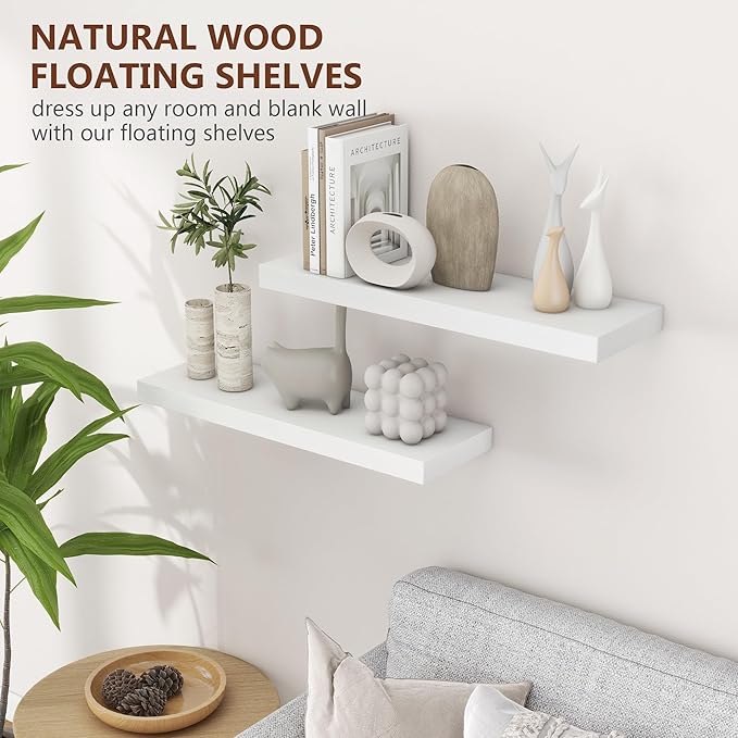 fuqing White Floating Shelves for Wall