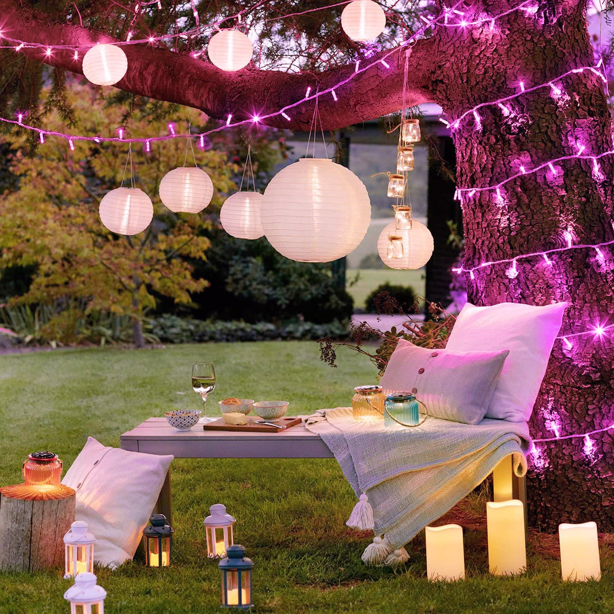 JMEXSUSS 66 Ft Connectable Pink Lights for Room Decor, 200 LED Pink String Fairy Christmas Lights Clear Wire Plug in for Bedroom Indoor Outdoor Girl's Room Home Anniversary Birthday