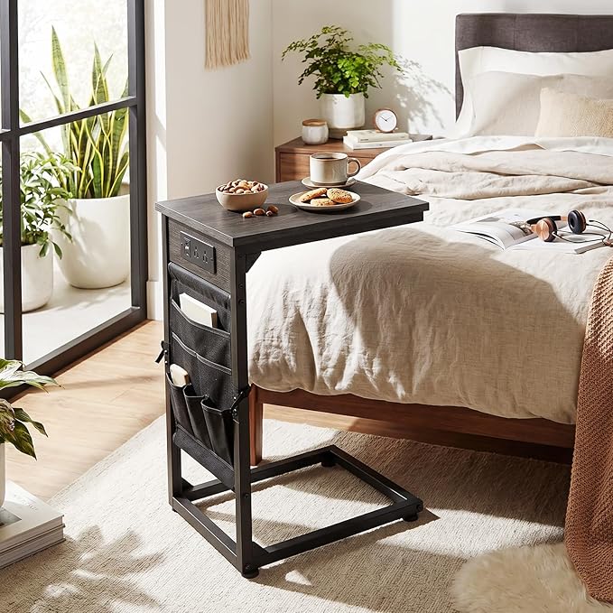 AMHANCIBLE C Shaped End Table