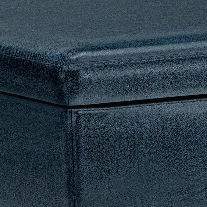 SIMPLIHOME Owen Coffee Table Storage Ottoman