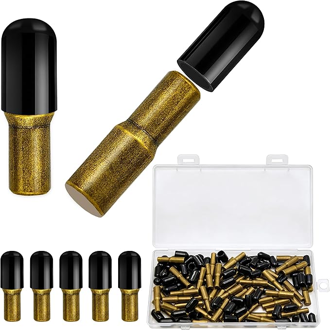 58 Pcs Shelf Pegs Pins, 5mm 1/4 Inch Dual Diameter Metal Shelf Support Pegs