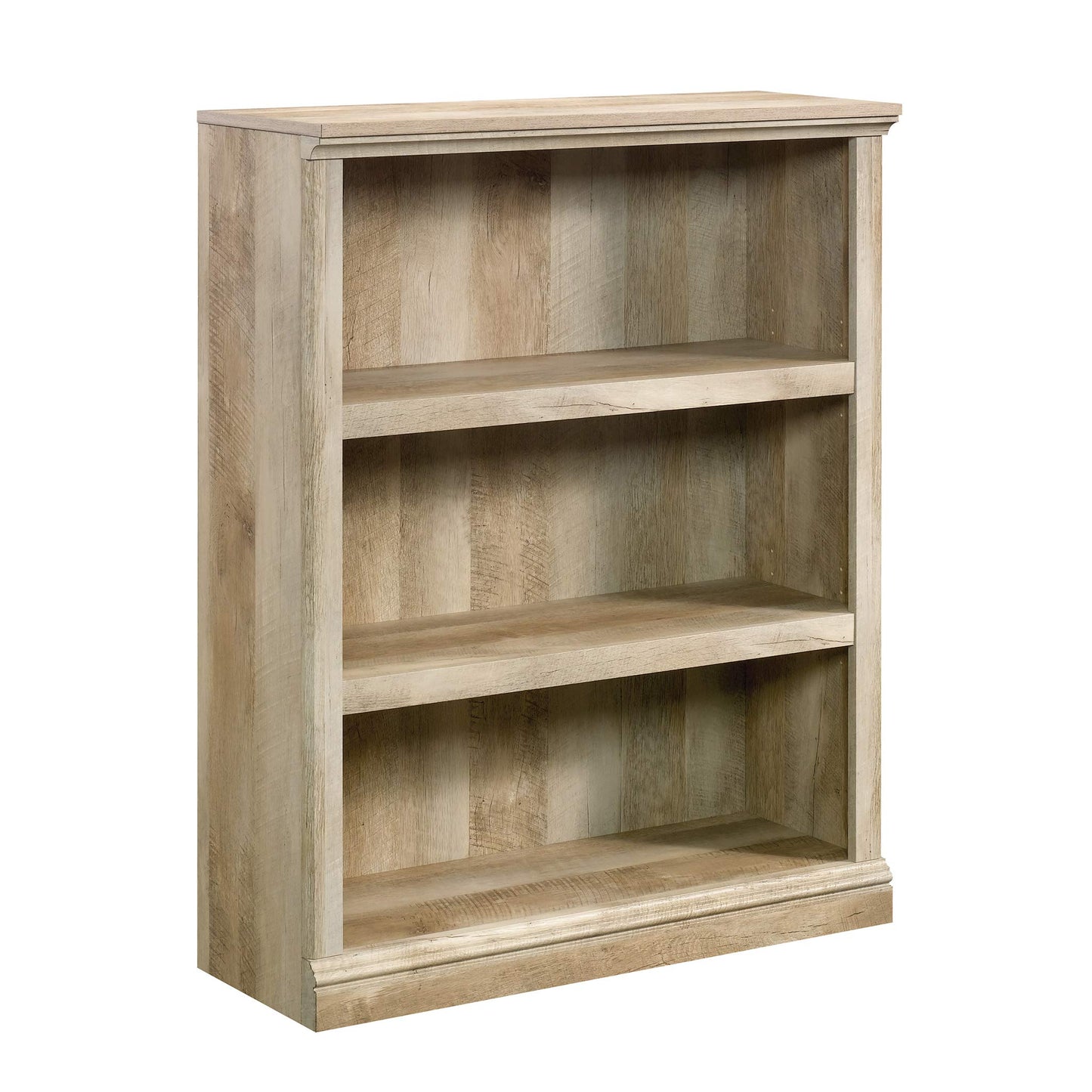 Sauder Miscellaneous Storage 3-Shelf Bookcase/ Book Shelf, Lintel Oak finish