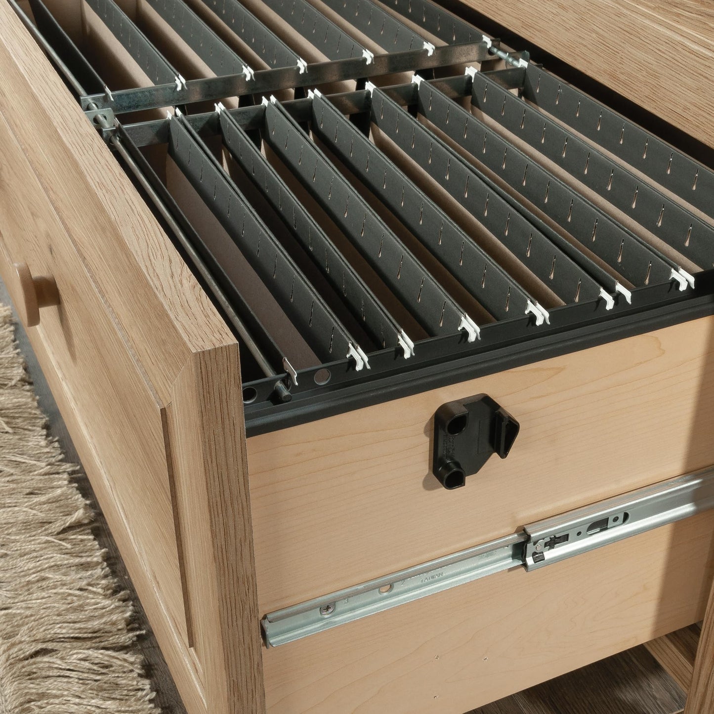 Sauder Hillmont Farm File Cabinet, Timber Oak Finish