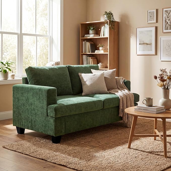 YOUDENOVA Sofa, 63” Comfy Loveseat Sofa