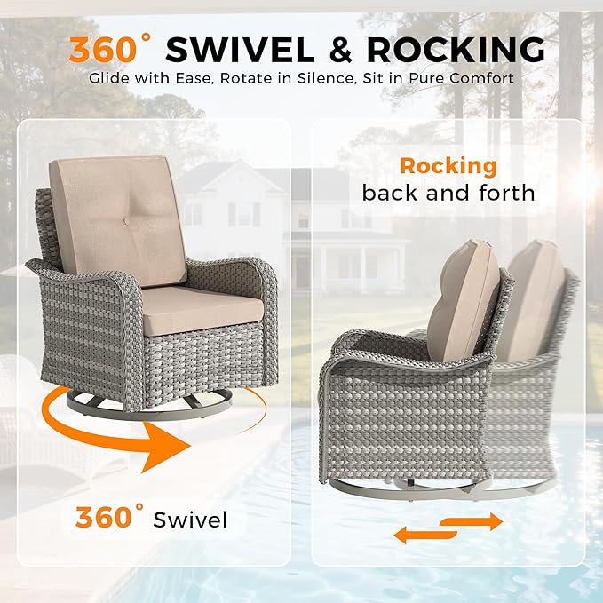 14-Seat Modern Patio Furniture Set