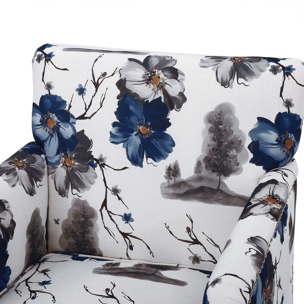 Christopher Knight Home Boaz Fabric Club Chair - Floral Print