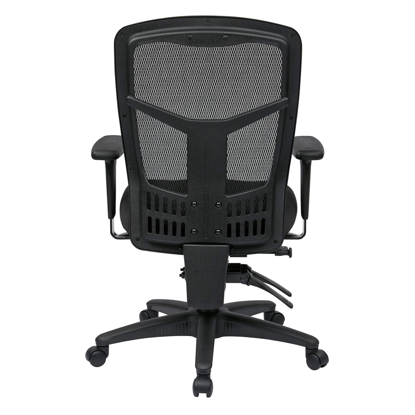 Office Star ProGrid Breathable Mesh Manager's Office Chair with Adjustable Seat Height, Multi-Function Tilt Control and Seat Slider, High Back, Coal FreeFlex Fabric