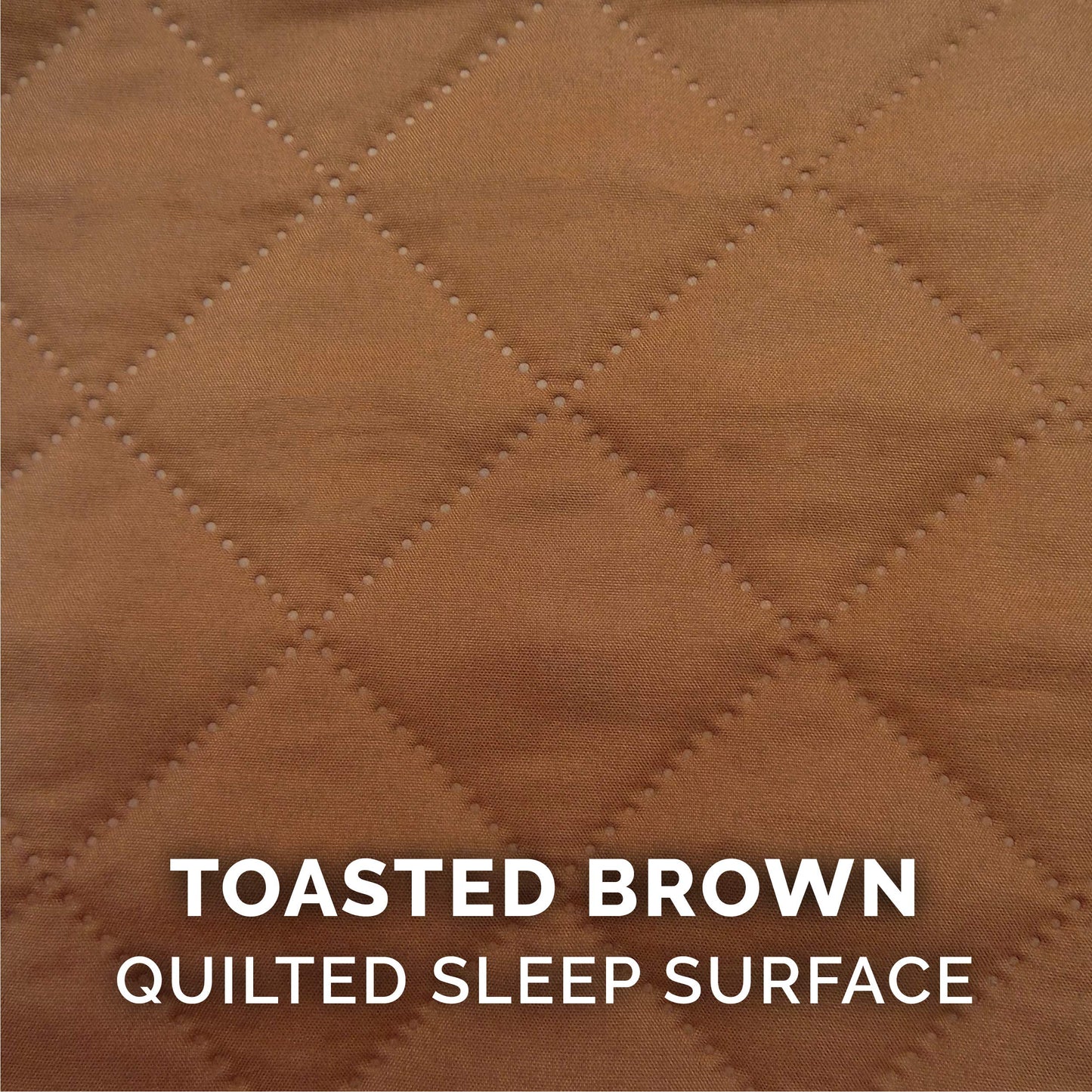 Furhaven Memory Foam Dog Bed for Medium/Small Dogs w/ Removable Bolsters & Washable Cover, For Dogs Up to 35 lbs - Quilted Sofa - Toasted Brown, Medium