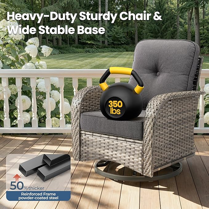 Weaxty 8 Pieces Outdoor Patio Furniture Sets