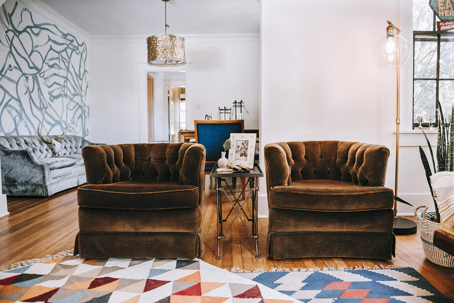 Creative Co-Op Bronze Metal Rectangle Table