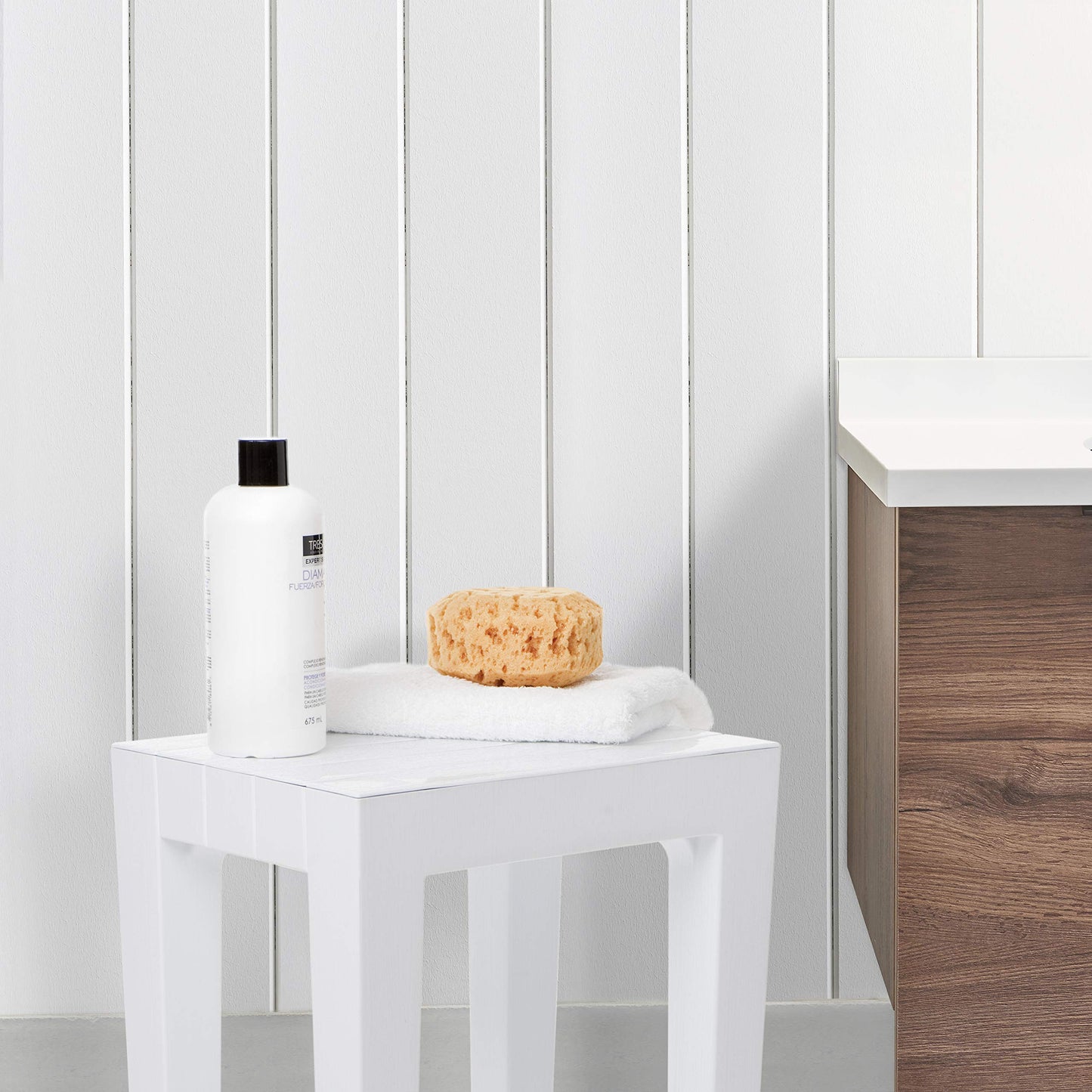 Tatay Lombok Stool, White