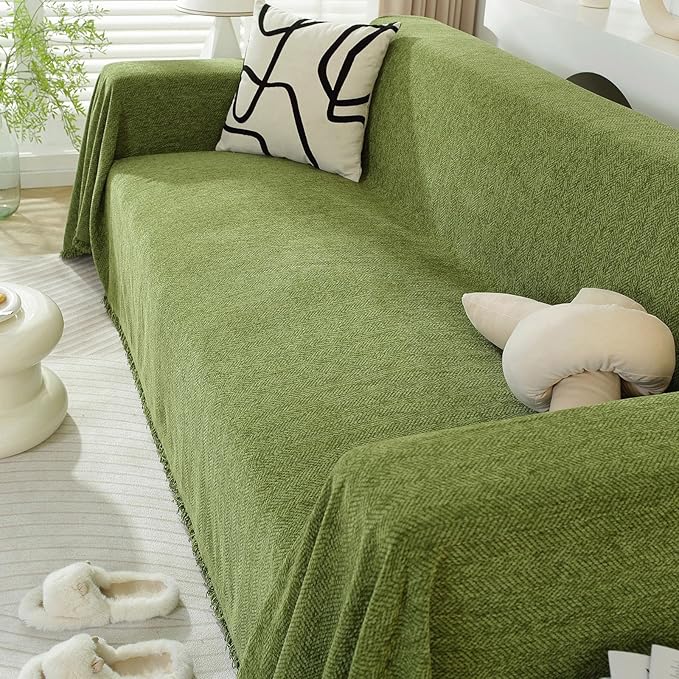 DREAMINGO Sofa Covers Herringbone Jacquard Modern Minimalism Couch Cover Wear