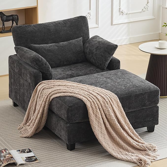 WUTUTUEE 57.5" Oversized Chaise Lounge