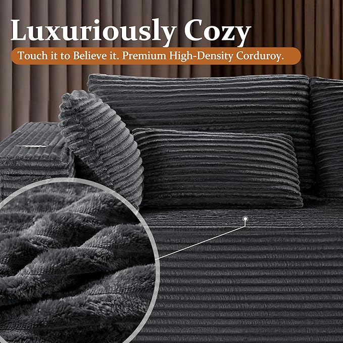37" Cloud Sectional Couch Ottoman