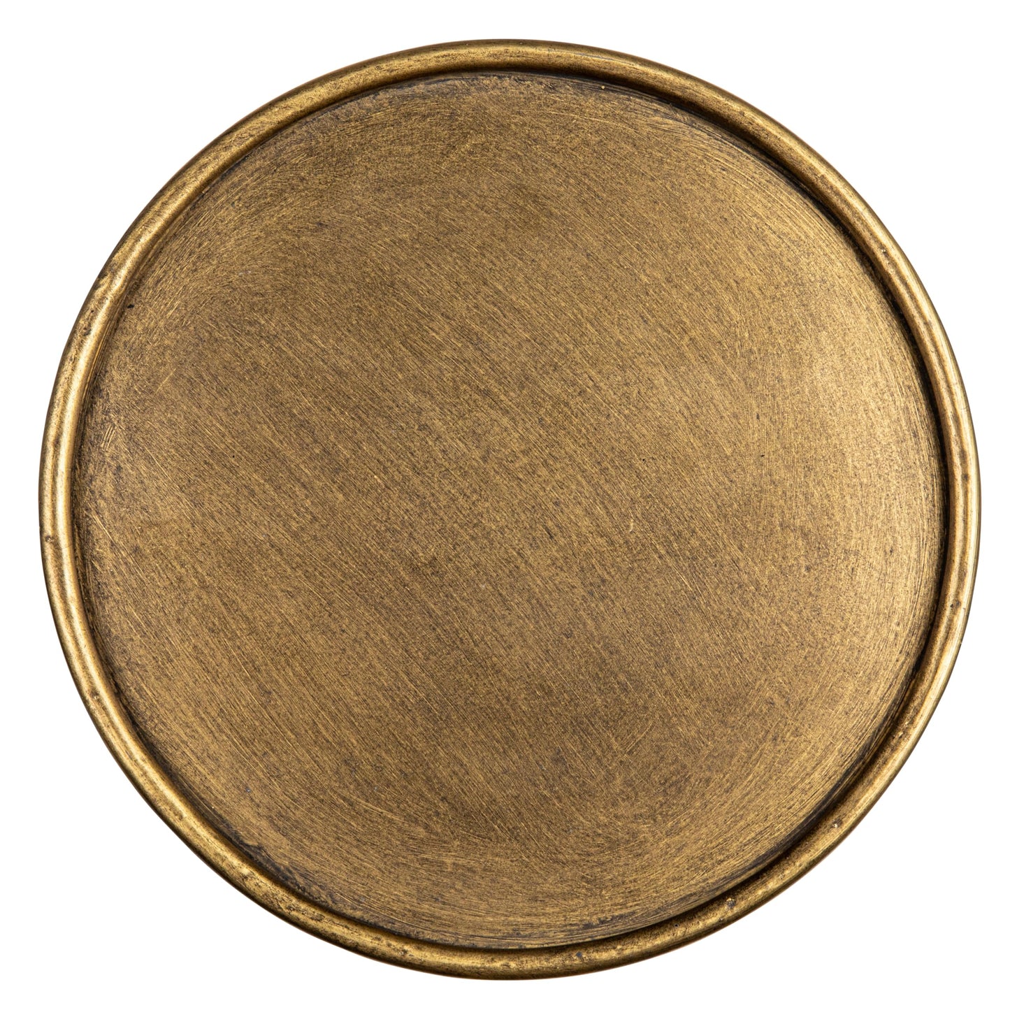 Metal Martini Cocktail Table, Antique Brass