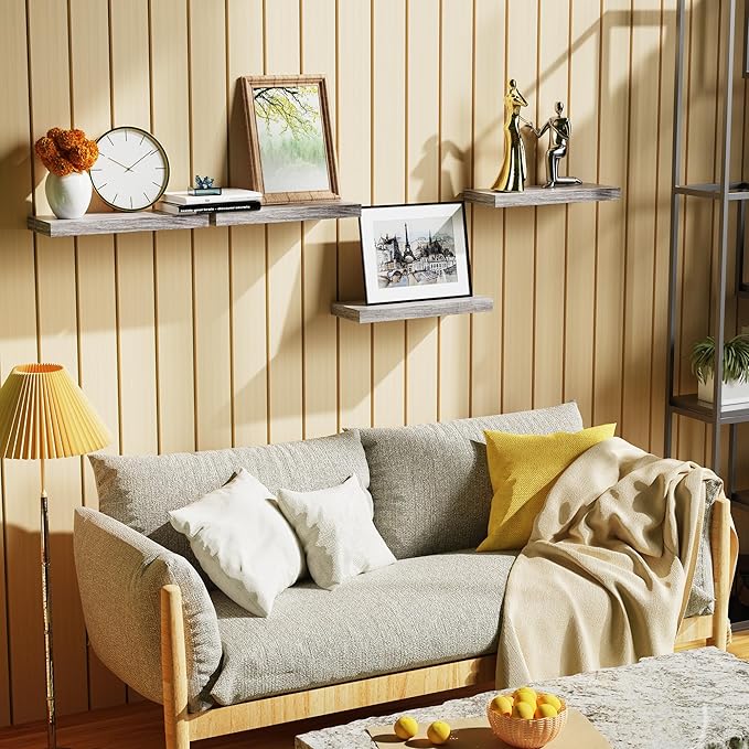 Bellsal Floating Shelves for Wall, Living Room, Bathroom Storage, Book Shelfs
