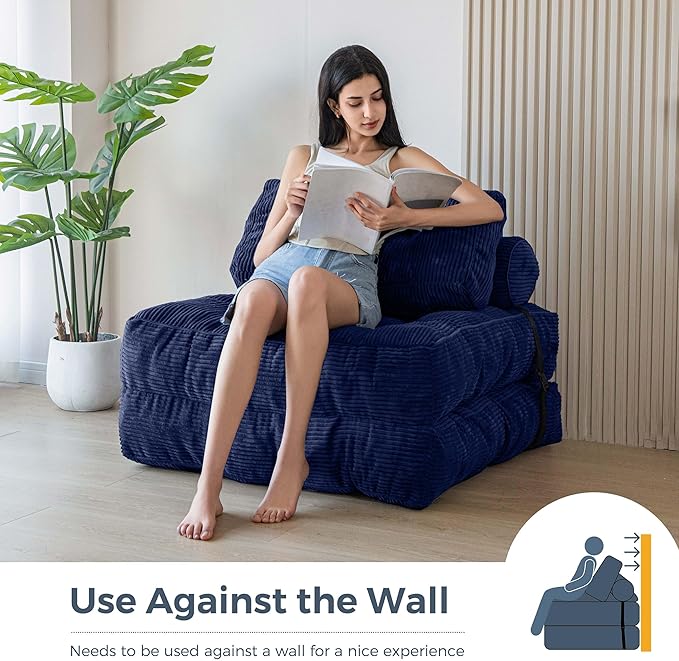 MAXYOYO Folding Sofa Bed, Convertible Sleeper Chair