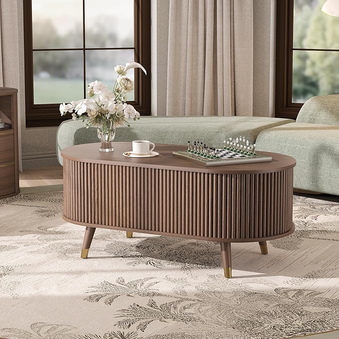 42.5" Oval Lift Top Coffee Table
