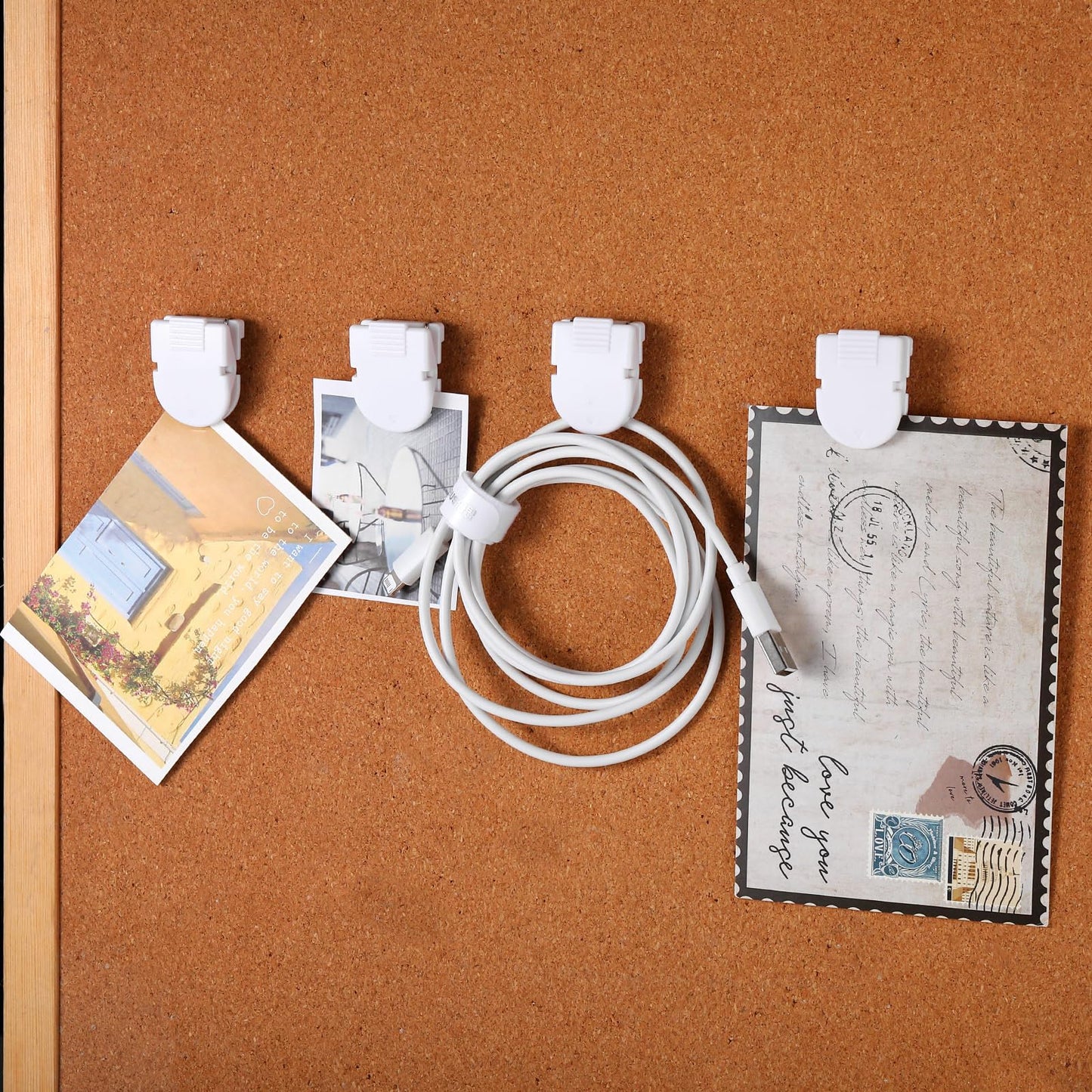 Feifeiya 25 Pcs Cubicle Clips Fabric Panel Cubicle Accessories Fabric Partition Panel Wall Clip Office Photos Wall for Notes Memos Standard Size, 40-Sheet Capacity (White)
