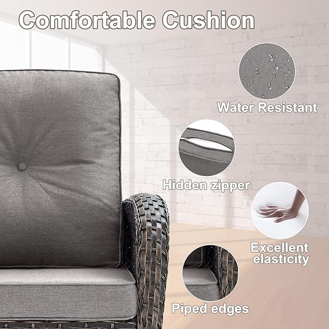 Belord Small Conversation Sets Patio Funiture