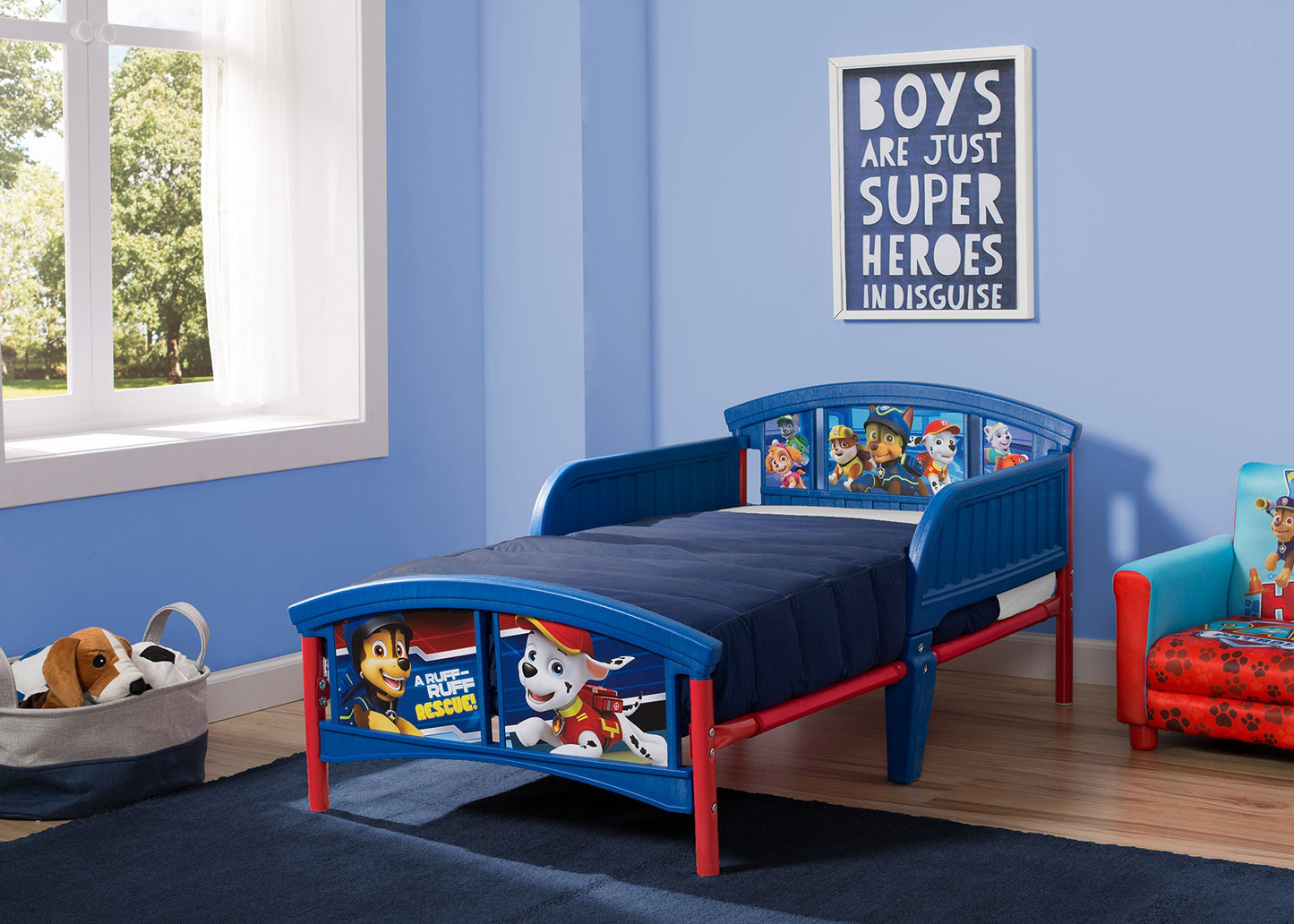 Delta Children Plastic Toddler Bed, Nick Jr. PAW Patrol & Plastic Toddler Bed, Disney/Pixar Cars
