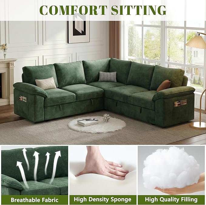 85 Inch Modular Sectional Sofa