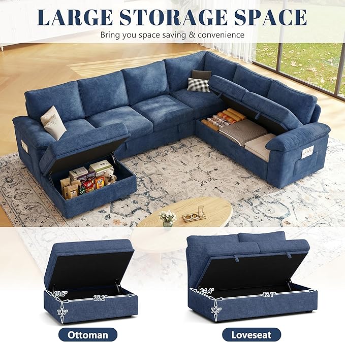108 Inch Modular Sectional Sofa