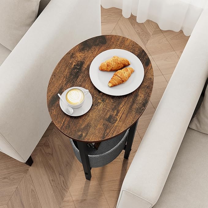 Vagusicc Round Side Table End Table