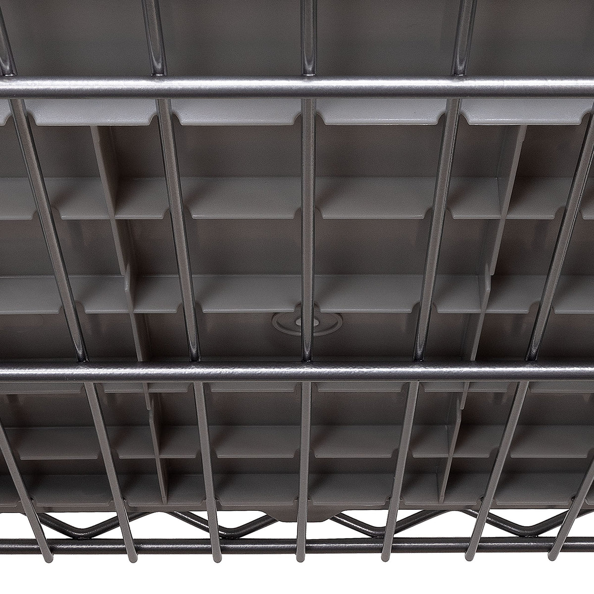 Seville Classics Heavy Duty NSF Bin Rack Solid Steel Wire Shelving Storage Unit, Patented Organizer for Garage, Warehouse, Office, Restaurant, Classroom, Kitchen, Gray, Includes 16 Bins
