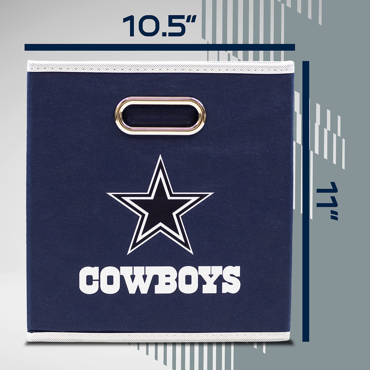 Franklin Sports NFL Dallas Cowboys Collapsible Storage Bin