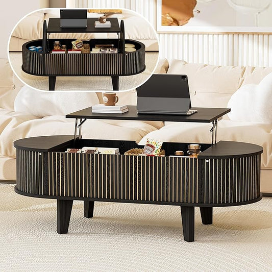 Oval Lift Top Coffee Table