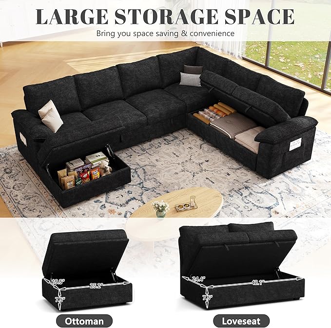 108 Inch Modular Sectional Sofa