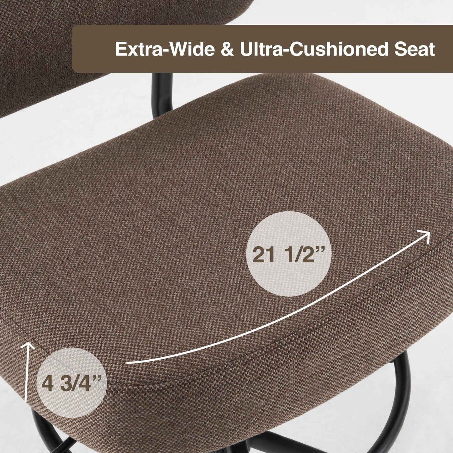 DR.LOMILOMI Pneumatic Swivel Rolling Saddle Stool 504 Kalea with Adjustable Foot Ring for Clinic SPA Tattoo and Home (Mocha, Backrest Add-on)