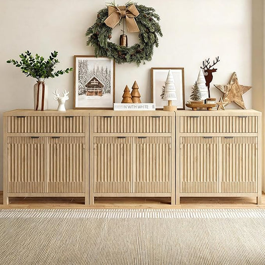 Fatmok Fluted Buffet Cabinet