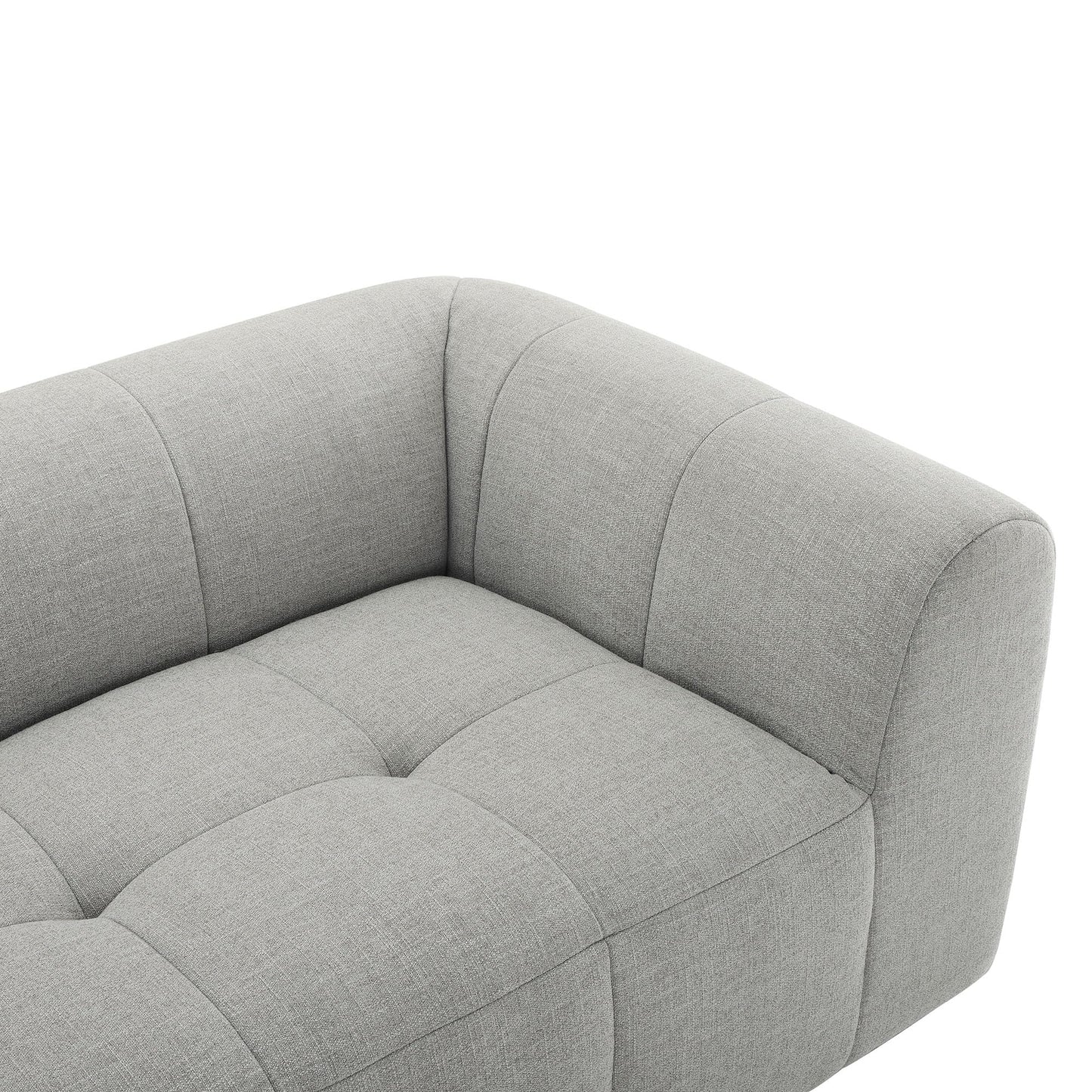Modway Liana Love Seats, Pewter