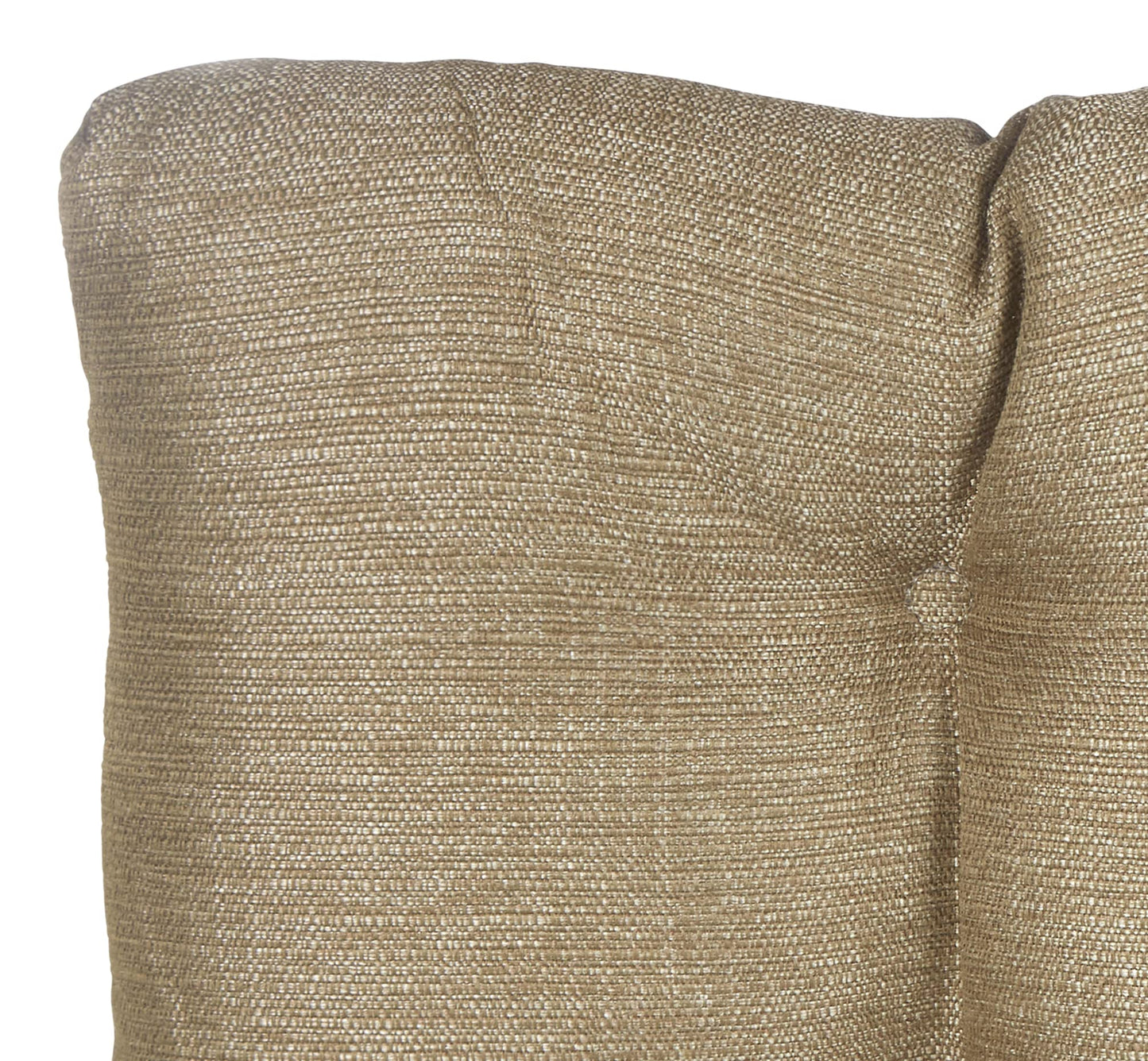 Klear Vu The Gripper Non-Slip Tufted Bench Cushion for Indoor Furniture, Assembled in USA, Entryway Storage, Bay Window, Corner Nook or Piano Seat, 33 Inches, Solid Gold