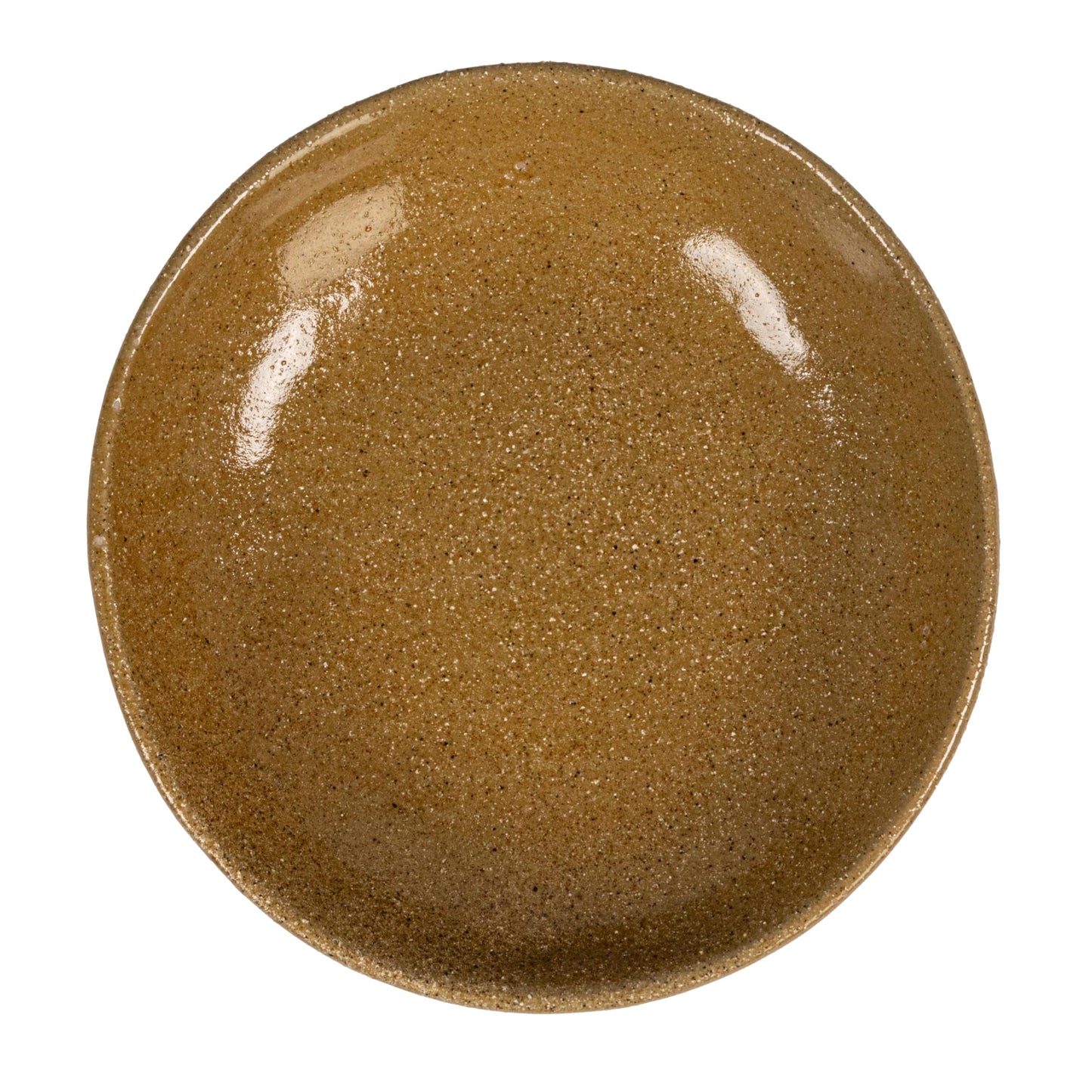 Creative Co-Op Stoneware Footed Pedestal Bowl with Handles, Reactive Glaze, Taupe