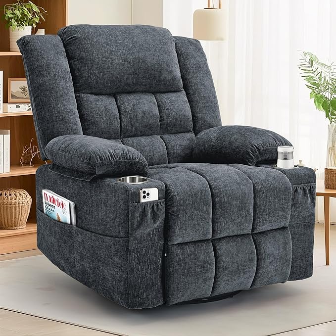 Korser 360° Swivel Rocker Recliner