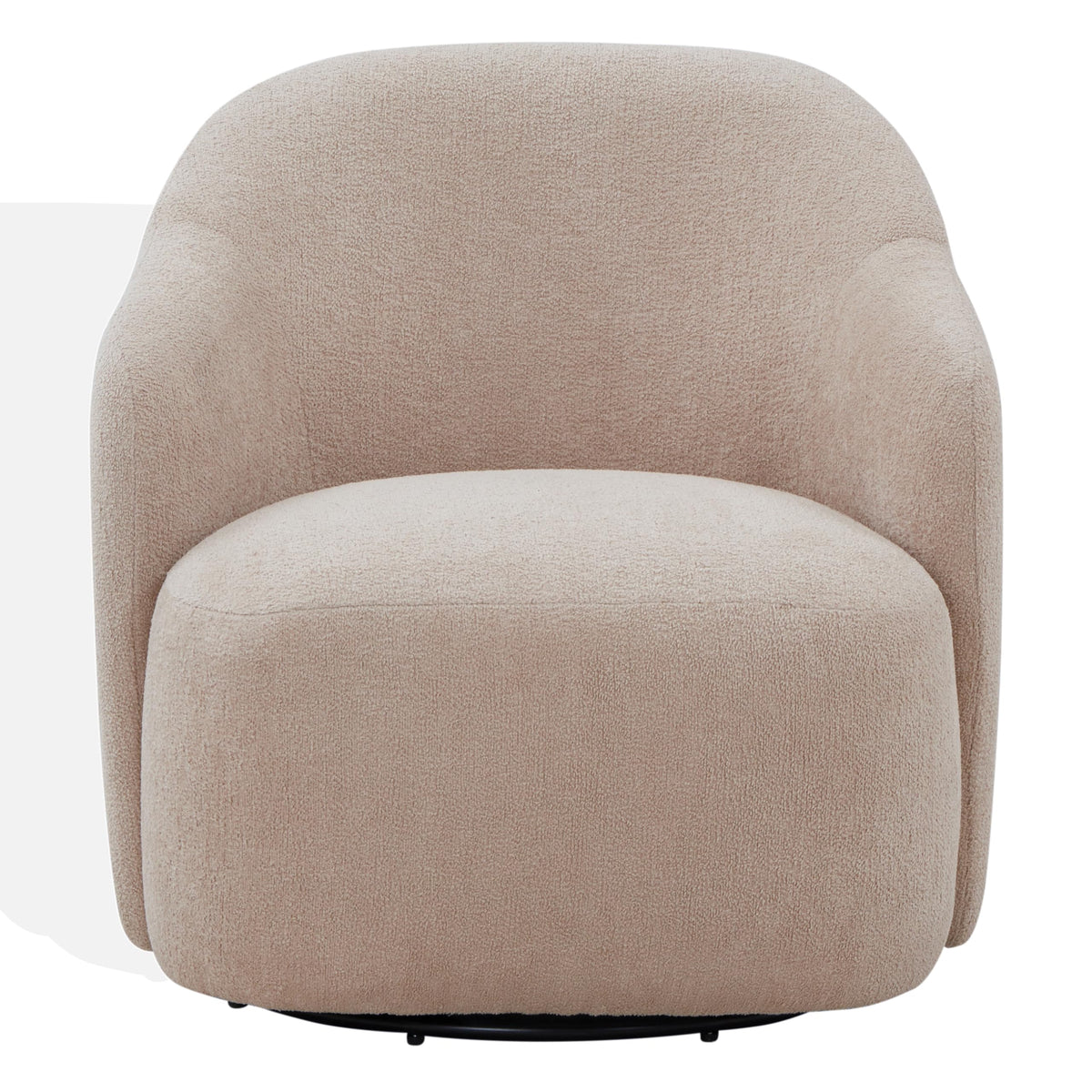 SAFAVIEH Couture Collection Peitra Oatmeal Boucle Accent Chair (Fully Assembled)