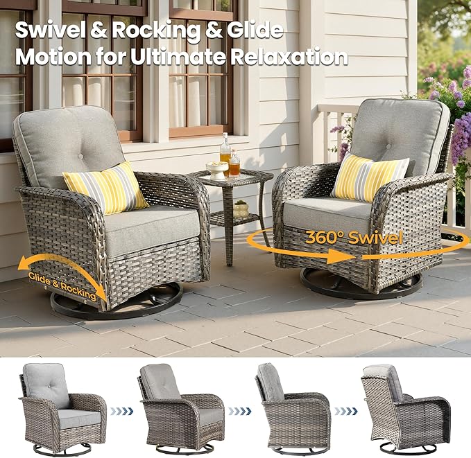 Weaxty 7 Pieces Patio Furniture Set