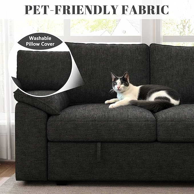 85 Inch Modular Sectional Sofa