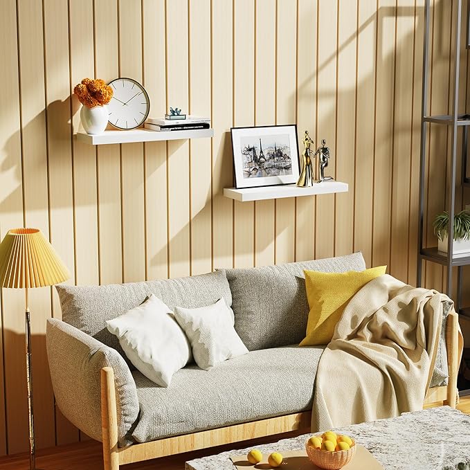 Bellsal Floating Shelves for Wall, Living Room, Bathroom Storage, Book Shelf