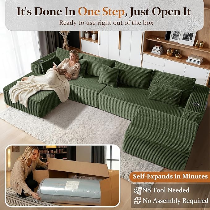 30" Cloud Sectional Couch Single Seat