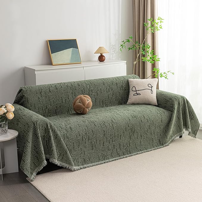 MYSKY HOME Couch Covers for 3 Cushion Couch Sofa, Sectional Couch Cover L Shape