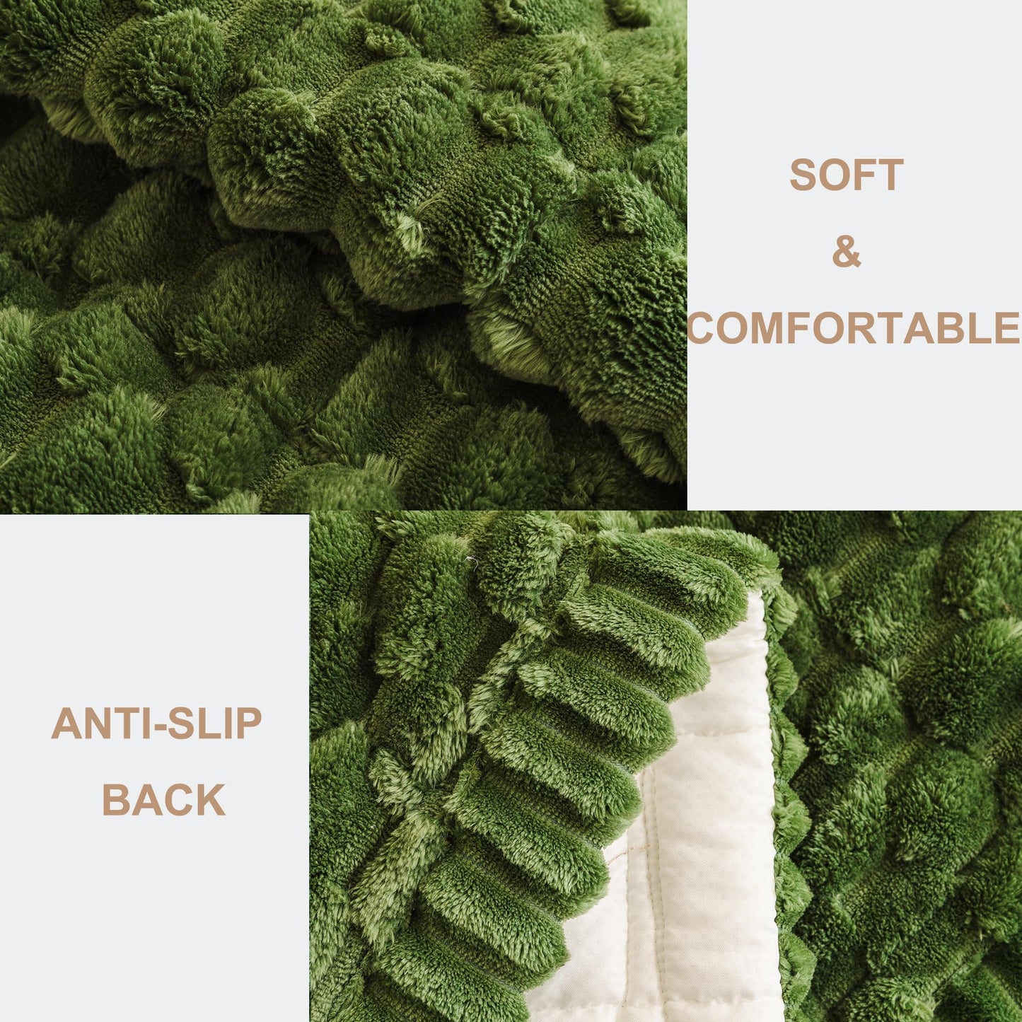 Mivnue Pet Couch Cover Dogs Washable Sofa Protector Non Slip Fuzzy Couch Pads Pet Friendly Dog Mat for Couches and Sofas