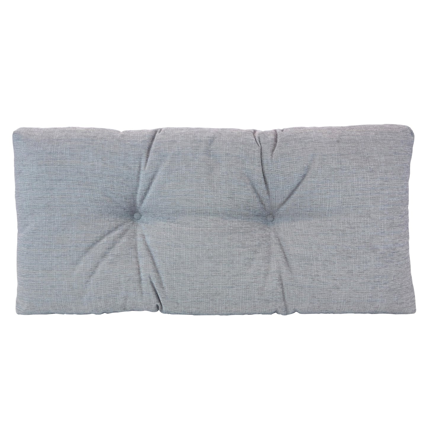 Klear Vu The Gripper Non-Slip Tufted Bench Cushion for Indoor Furniture, Assembled in USA, Entryway Storage, Bay Window, Corner Nook or Piano Seat, 30 Inches, Chenille Gray