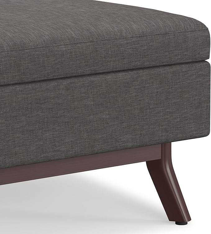 SIMPLIHOME Owen Coffee Table Storage Ottoman