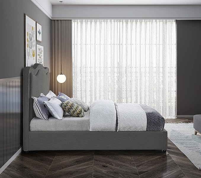 Meridian Furniture FelixGrey-Q Felix Collection Modern | Contemporary Linen