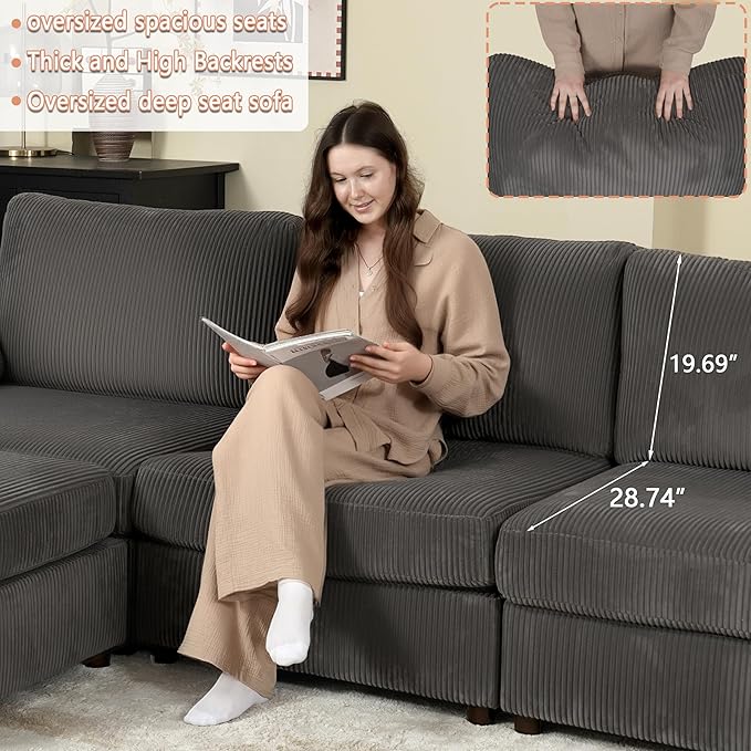 EASE MOOSE Oversized Modular Sectional Sofa