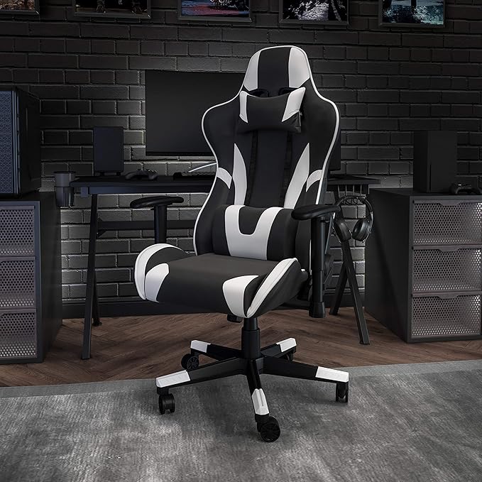 Flash Furniture X20 Fully Reclining LeatherSoft Racing Style Gaming Chair